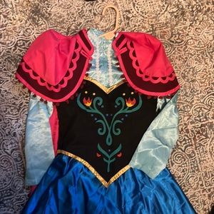 Princess Anna Frozen 4 piece Costume Cosplay